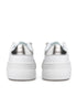 Tenis Blanco Brillos Talón Plata 9131